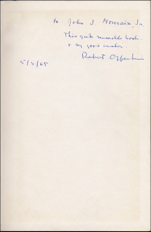 Lot 453 Robert Oppenheimer
