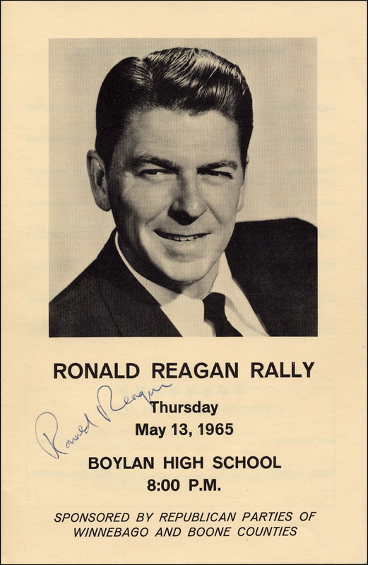 Lot 159 Ronald Reagan