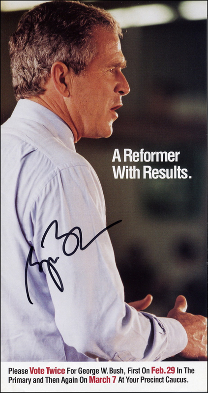 Lot 206 George W. Bush