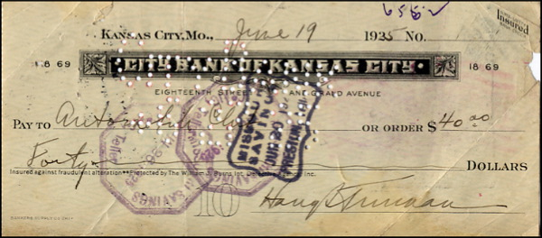 Lot 249 Harry S. Truman