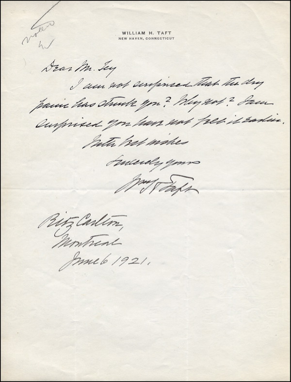 Lot 246 William H. Taft