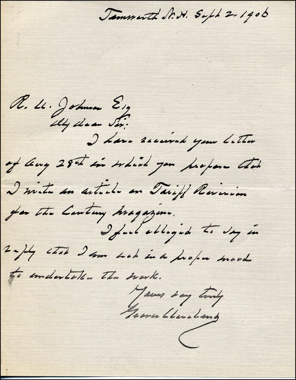 Lot 210 Grover Cleveland