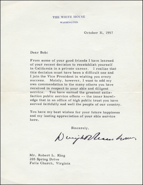 Lot 214 Dwight D. Eisenhower