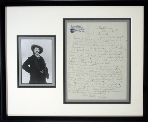 Lot 293 William F. ?Buffalo Bill? Cody