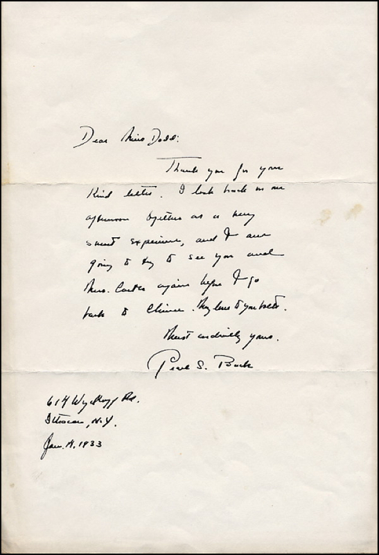 Lot 959 Pearl S. Buck