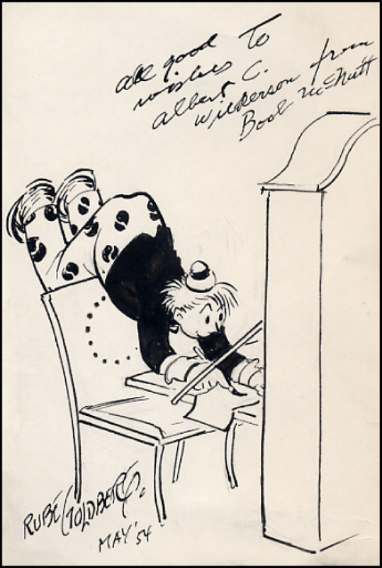 Lot 1157 Rube Goldberg