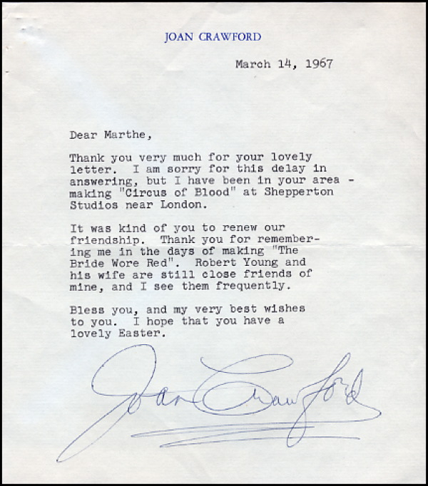 Lot 1762 Joan Crawford