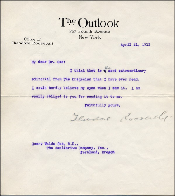 Lot 170 Theodore Roosevelt