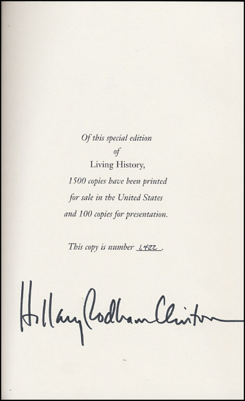 Lot 43 Hillary Clinton