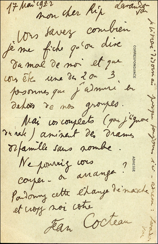 Lot 983 Jean Cocteau