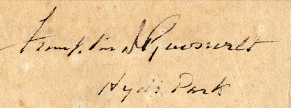 Lot 163 Franklin D. Roosevelt