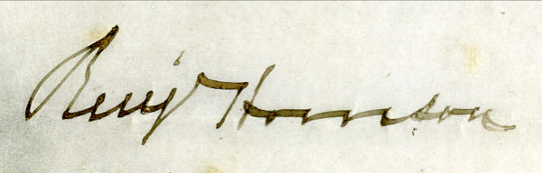 Lot 222 Benjamin Harrison