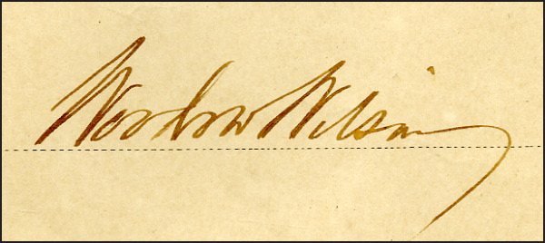 Lot 252 Woodrow Wilson