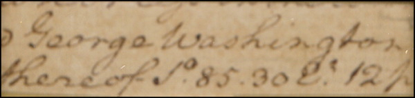 Lot 251 George Washington