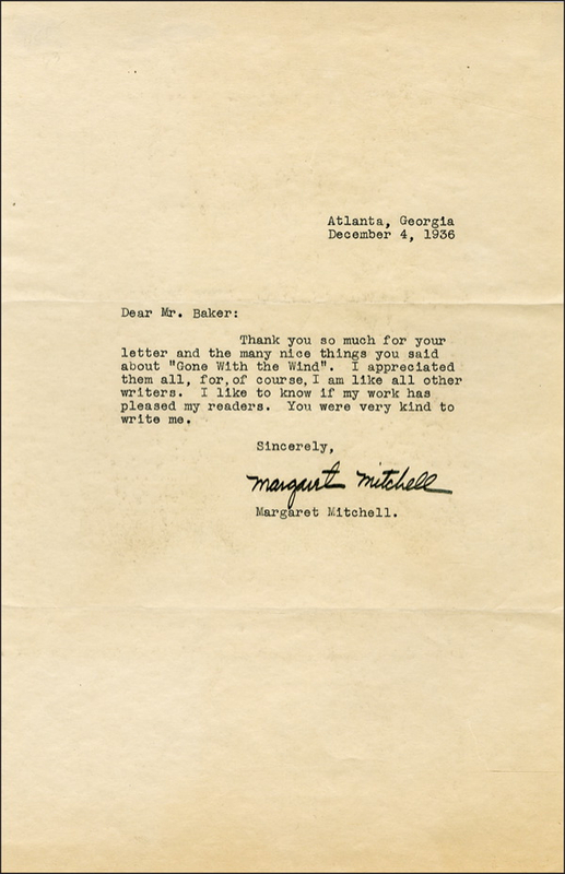 Lot 1059 Margaret Mitchell