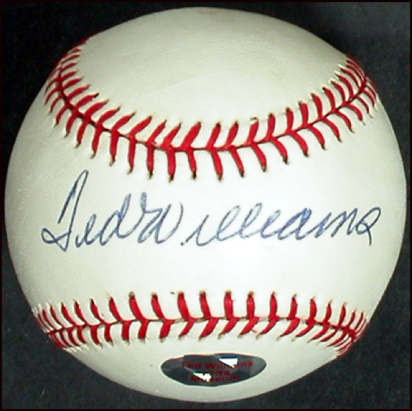 Lot 2986 Ted Williams