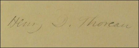 Lot #1107 Henry David Thoreau - Image 1