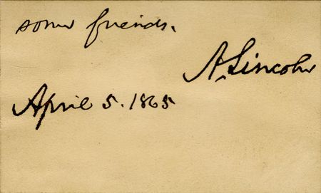 Lot #104 Abraham Lincoln - Image 1