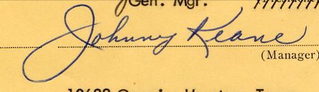 Lot #2834 Johnny Keane - Image 1
