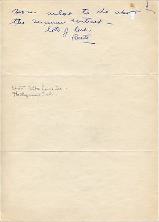 Lot #1795 Bette Davis - Image 2