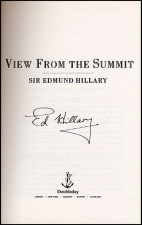 Lot #380 Edmund Hillary - Image 1