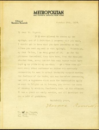 Lot #166 Theodore Roosevelt - Image 1