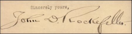 Lot #469 John D. Rockefeller - Image 1