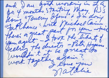 Lot #2693 Natalie Wood - Image 1