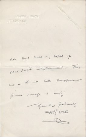 Lot #1122 H. G. Wells - Image 2