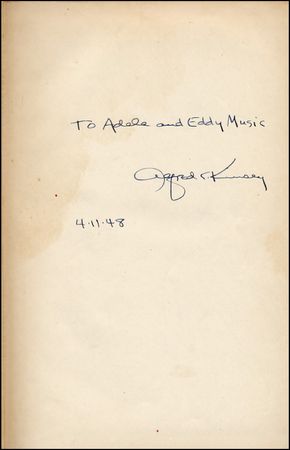 Lot #413 Alfred Kinsey - Image 1