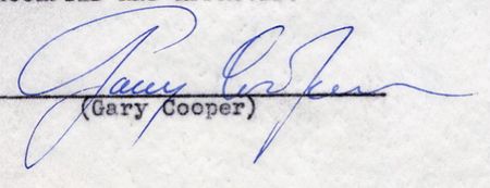 Lot #1739 Gary Cooper - Image 1