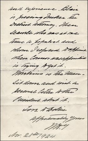 Lot #174 William H. Taft - Image 2