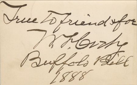 Lot #292 William F. “Buffalo Bill” Cody - Image 1