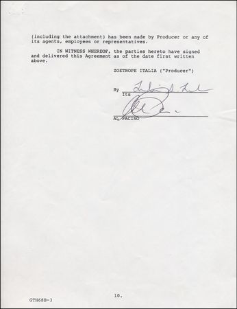 Lot #2362 Al Pacino - Image 1