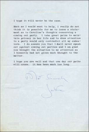 Lot #91 Jacqueline Kennedy - Image 2