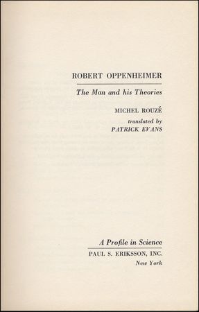 Lot #453 Robert Oppenheimer - Image 2