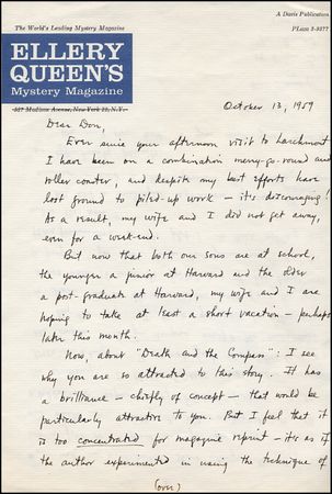 Lot #999 Ellery Queen: Dannay and Lee - Image 1