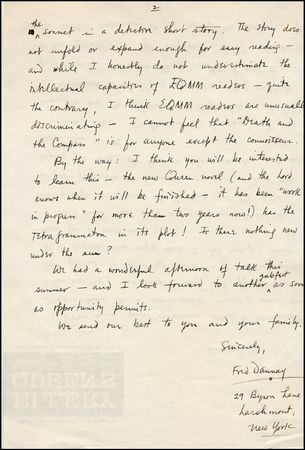 Lot #999 Ellery Queen: Dannay and Lee - Image 2