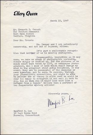 Lot #999 Ellery Queen: Dannay and Lee - Image 3