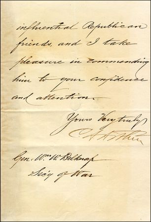 Lot #204 Chester A. Arthur - Image 2