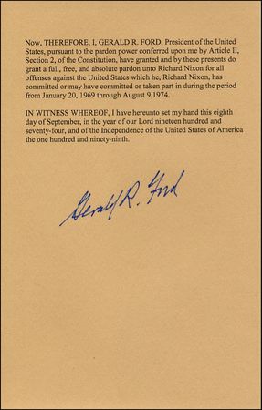 Lot #218 Gerald Ford - Image 2