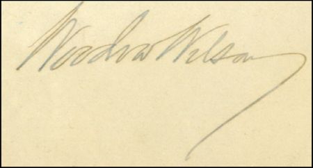 Lot #200 Woodrow Wilson - Image 1