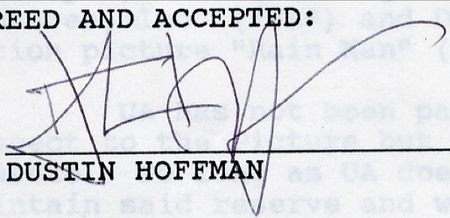 Lot #2063 Dustin Hoffman - Image 1