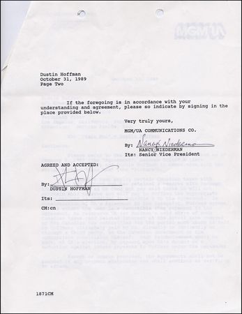 Lot #2063 Dustin Hoffman - Image 2