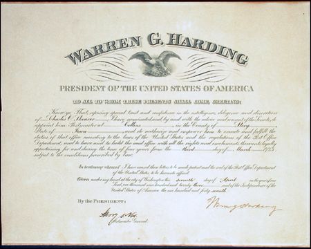 Lot #221 Warren G. Harding - Image 2
