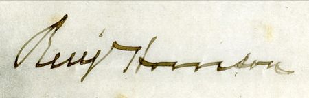 Lot #222 Benjamin Harrison - Image 1