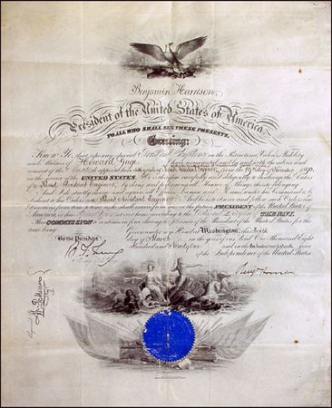 Lot #222 Benjamin Harrison - Image 2