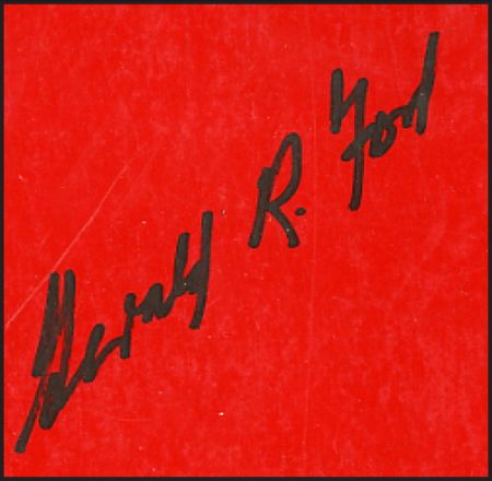 Lot #217 Gerald Ford - Image 1