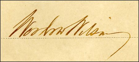 Lot #252 Woodrow Wilson - Image 1