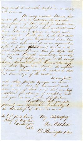 Lot #308 Jefferson Davis and Eliphalet Remington - Image 1